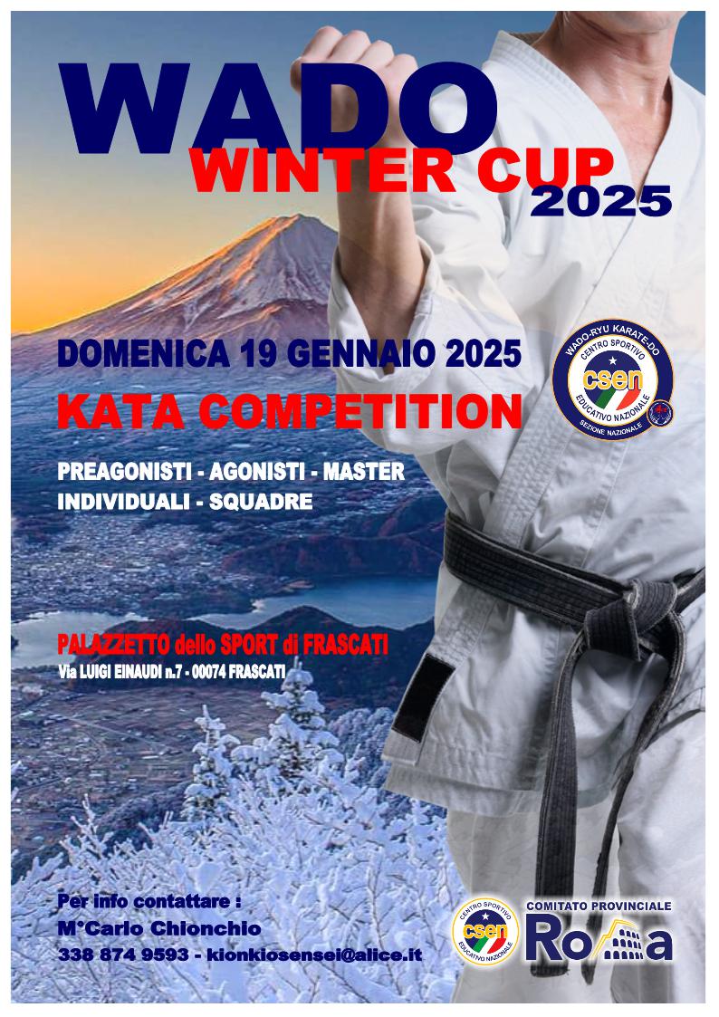 Wado winter cup 2025 Csen karate